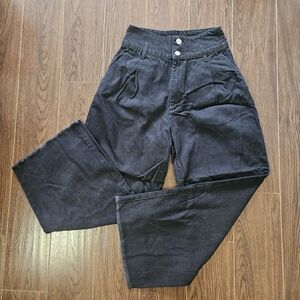 Urban Outfitters BDG High-Waisted Wide Leg Black Jeans Size 4